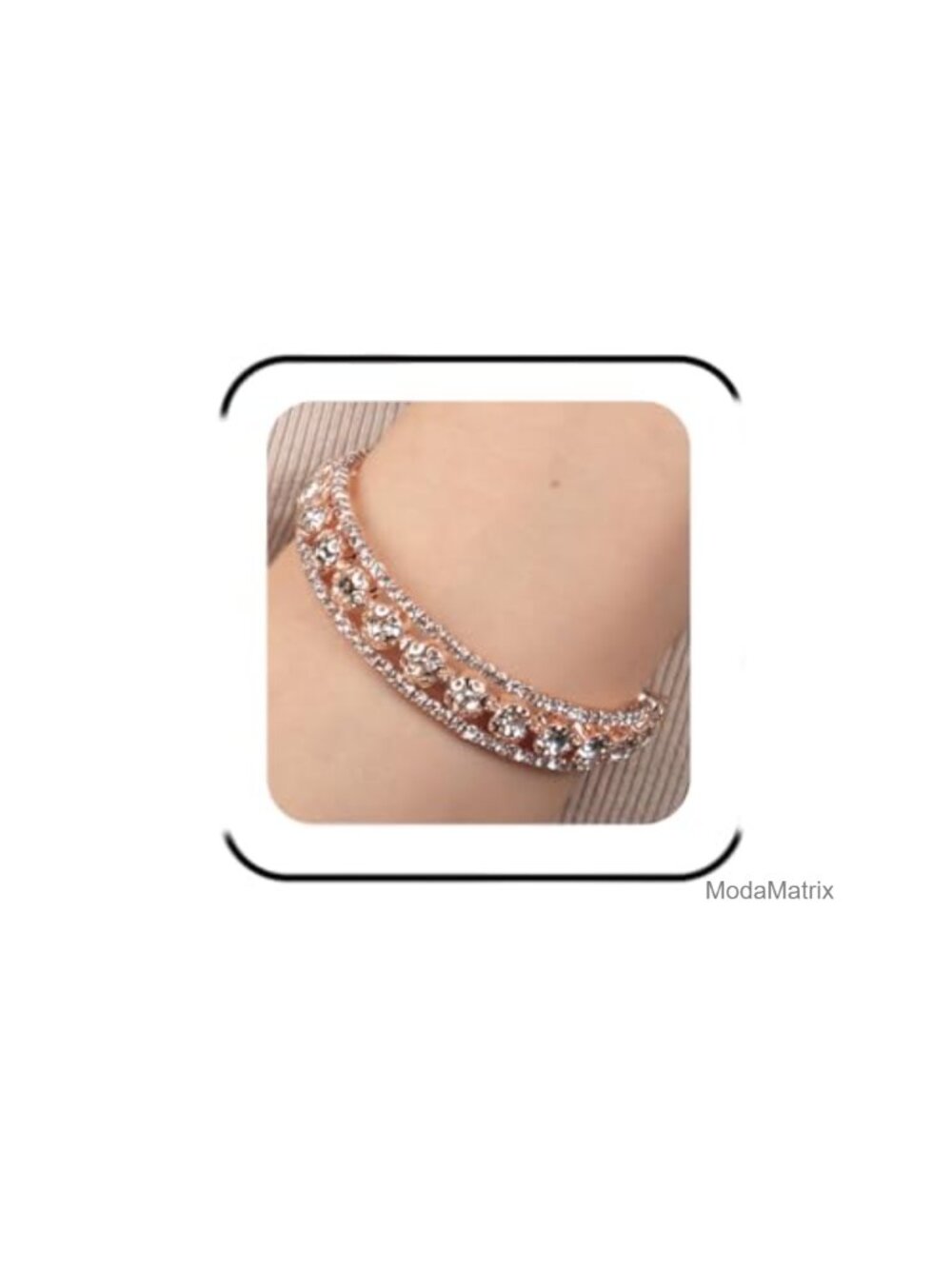 Vintage Multi-Layer Crystal Rhinestone Cuff Bracelet Bridal Party Jewelry